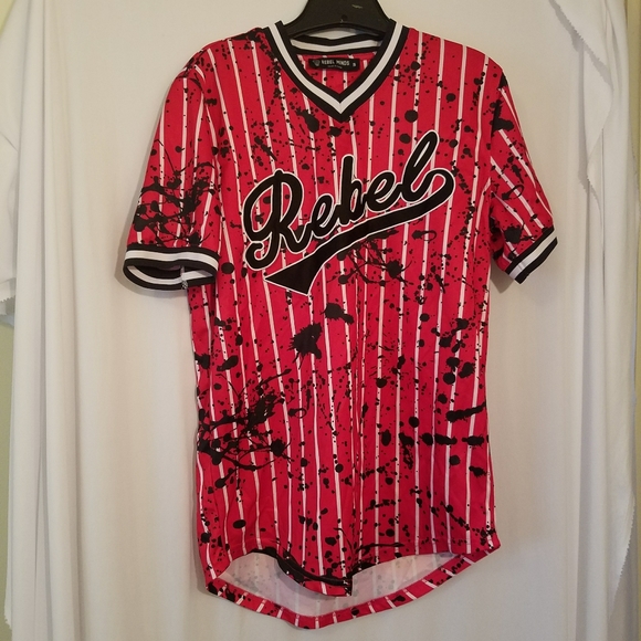 Rebel Minds Other - Rebel Minds Splattered Stripped Jersey